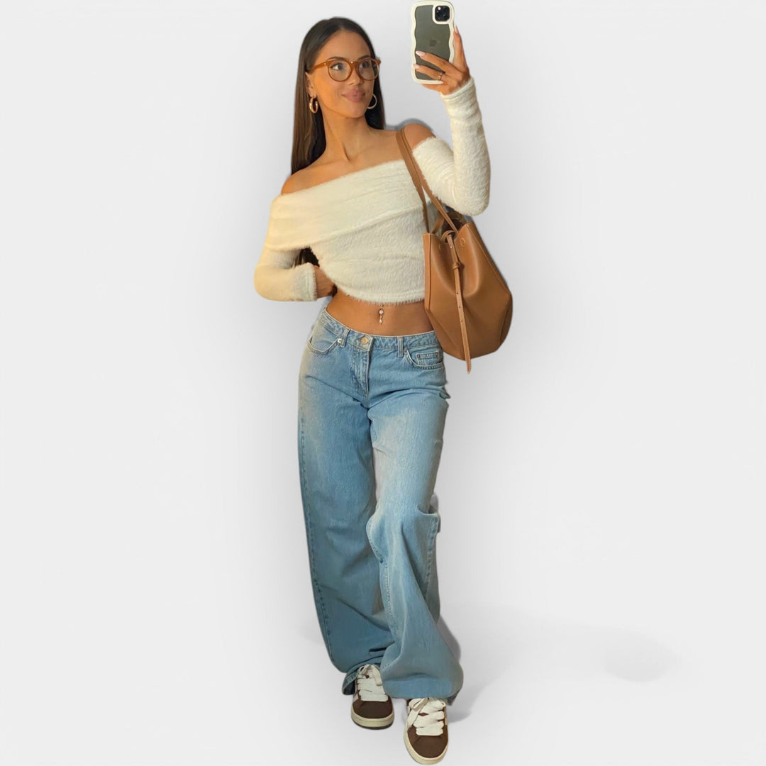 Low-Waist Denim