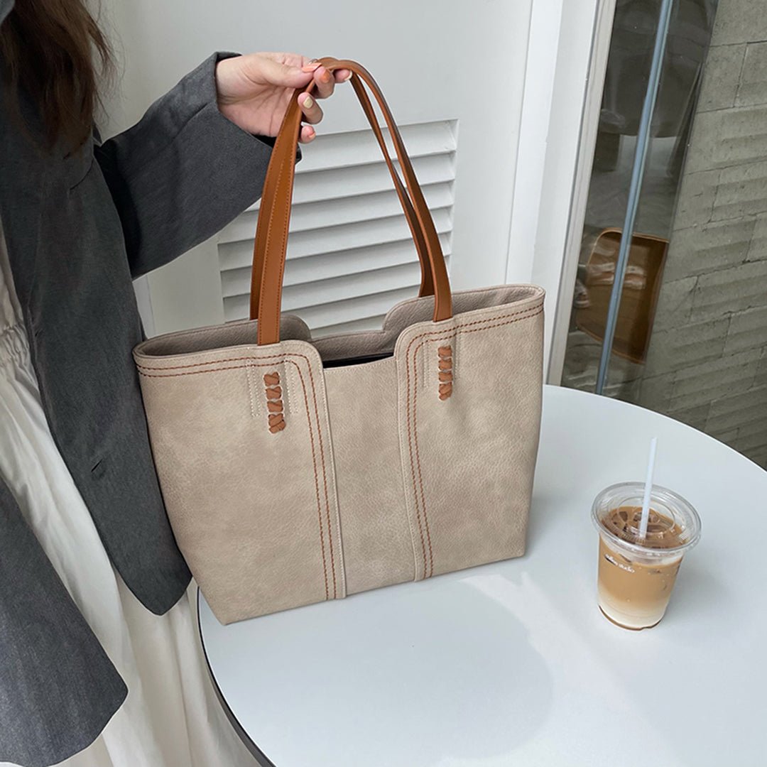 Elaine | Minimalist Vegan Leather Tote Bag