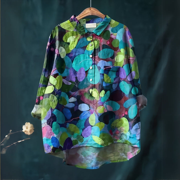 Fiona - Blouse with Romantic Floral Print