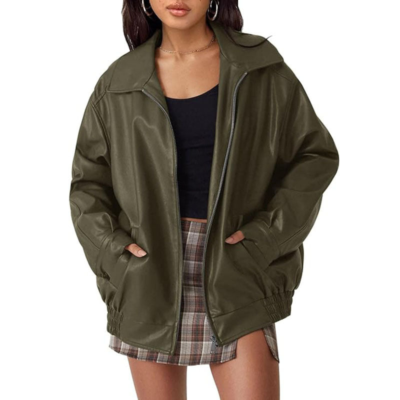 KOVI – MODERN OVERSIZED VINTAGE-INSPIRED BIKER JACKET