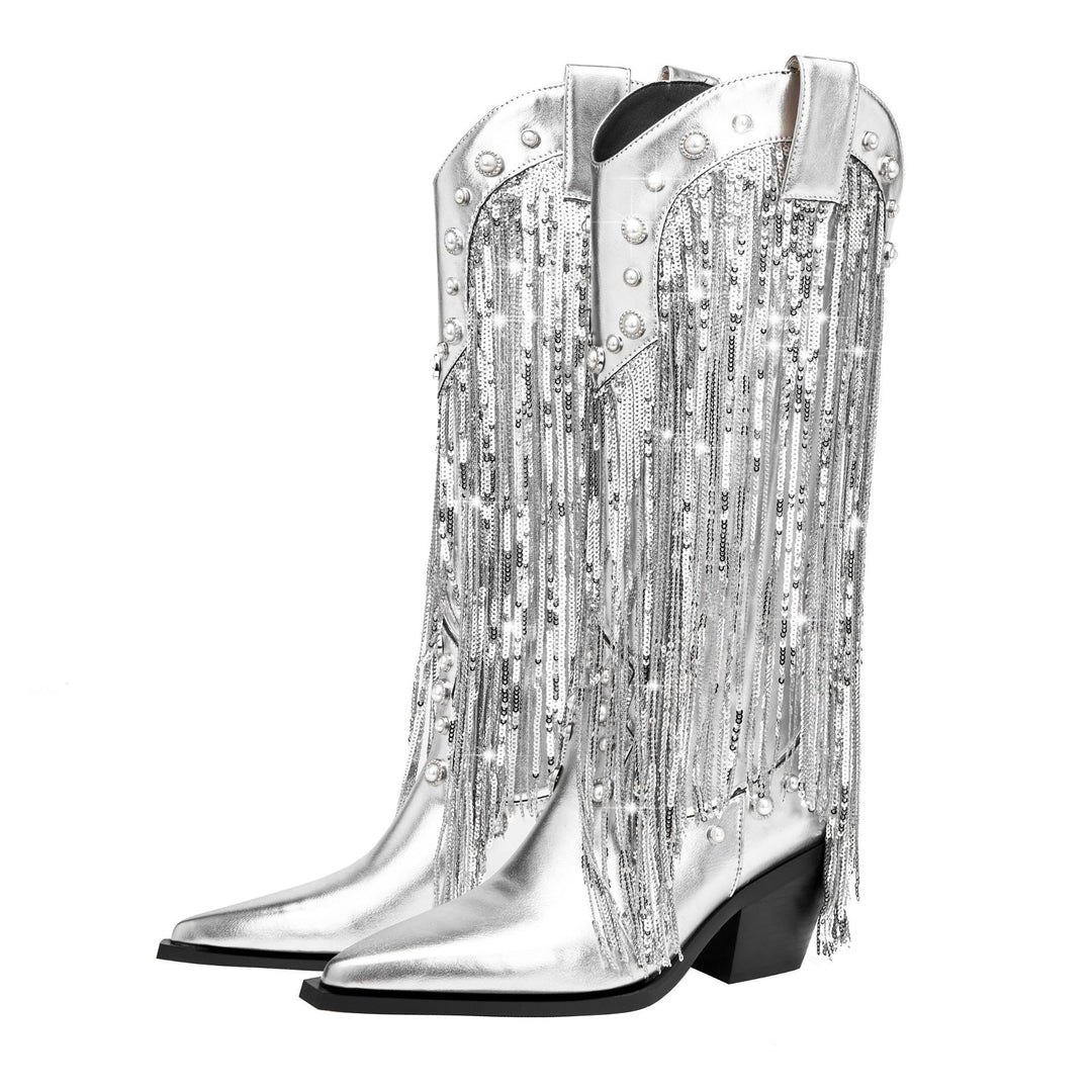 Marina | Women's Fringe Cowboy Boots