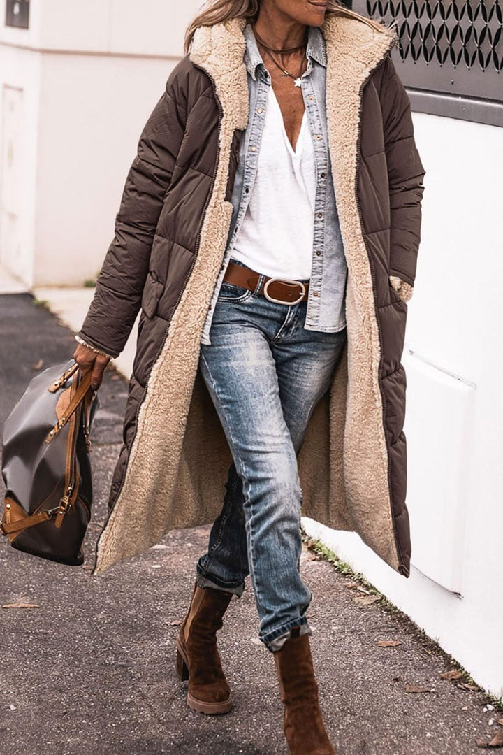 Ariella - Longline Sherpa Coat