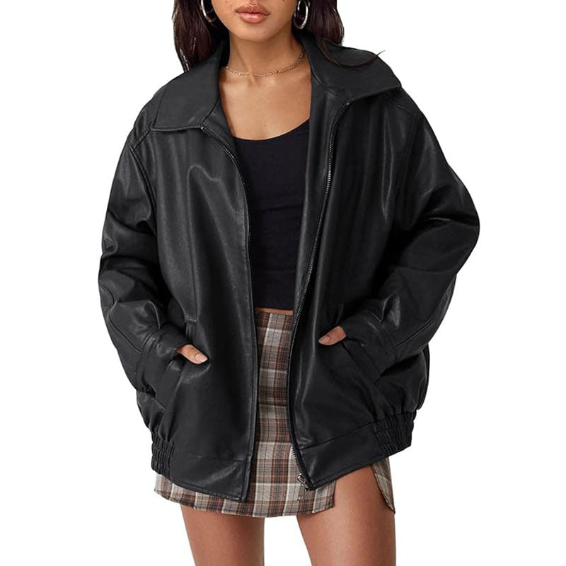 KOVI – MODERN OVERSIZED VINTAGE-INSPIRED BIKER JACKET