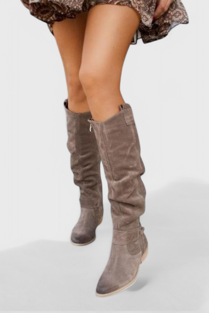 Celine Retro-Inspired High Boots