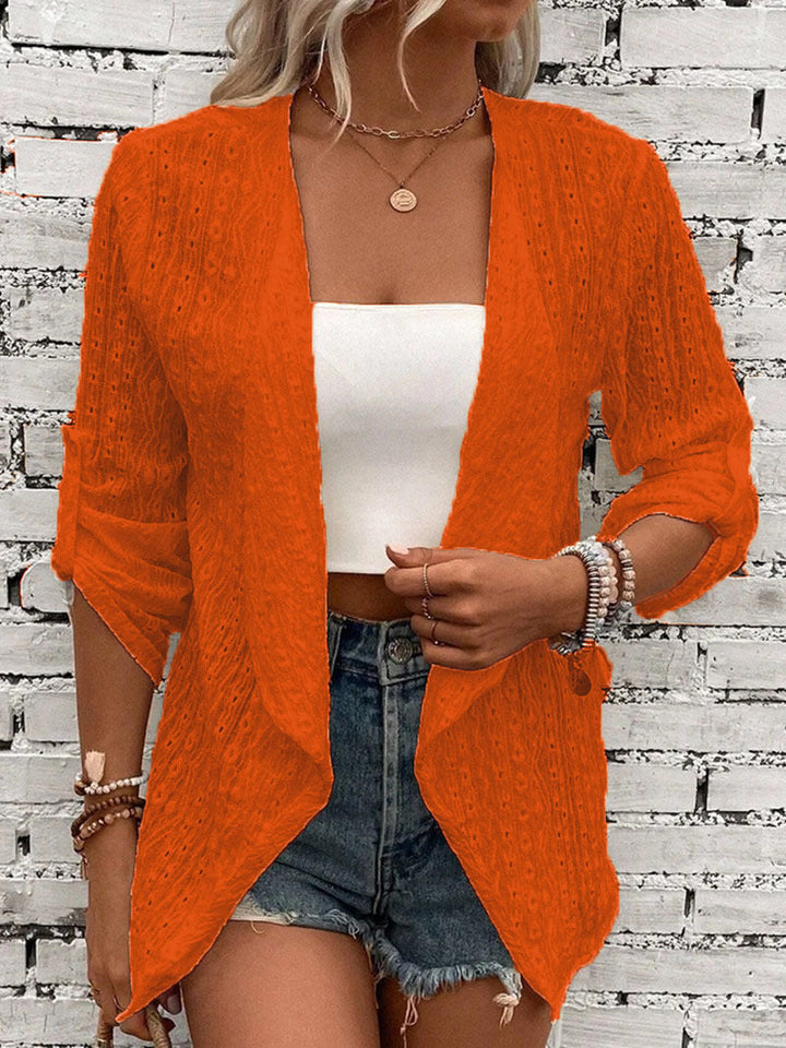 Nancy | Women's Open Front Draped Cardigan