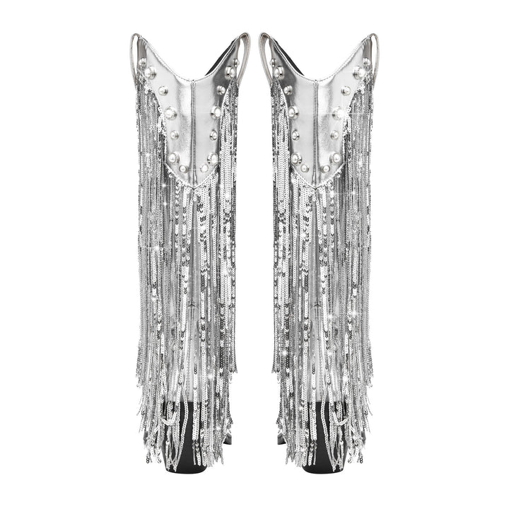 Marina | Women's Fringe Cowboy Boots