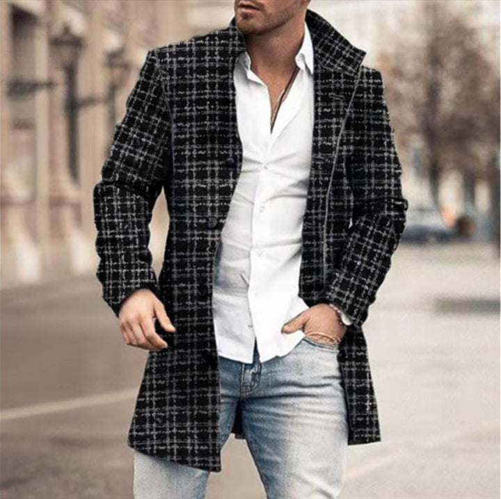 EMALIRA – LONG SLEEVE PLAID JACKET