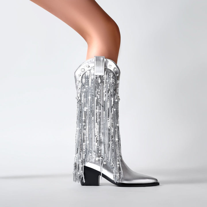 Marina | Women's Fringe Cowboy Boots