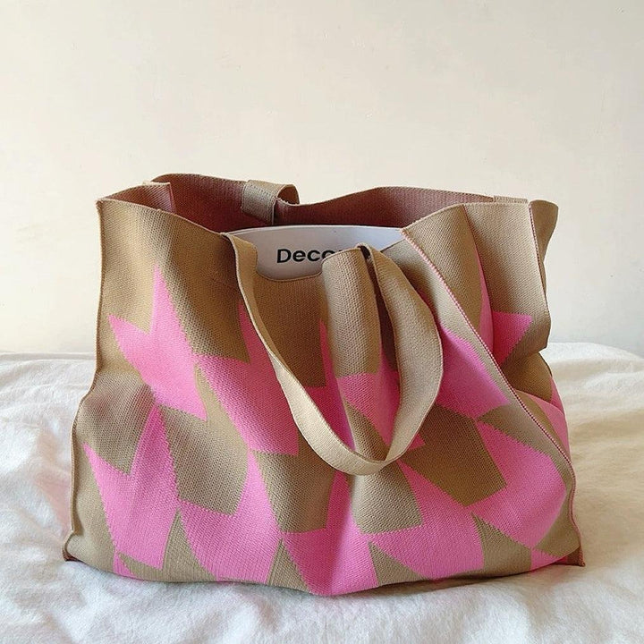Naomi | Oversized Graphic Canvas Tote Bag