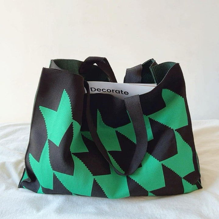Naomi | Oversized Graphic Canvas Tote Bag