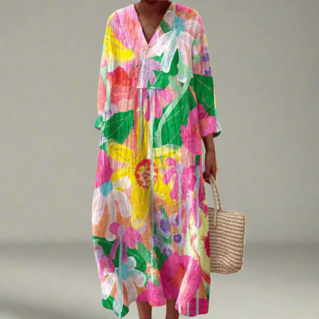 Helen - Elegant Geometric Dress
