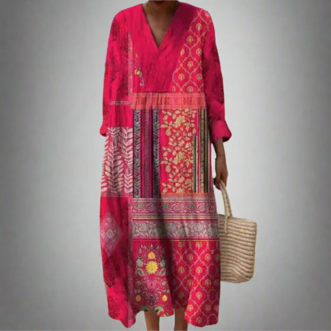 Frances - Elegant Geometric Dress