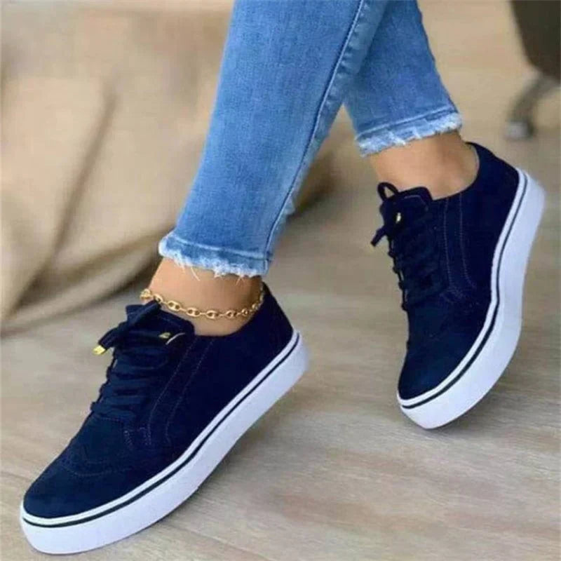 Makayla | Comfort Sneakers – Premium Leather, Orthopedic Design
