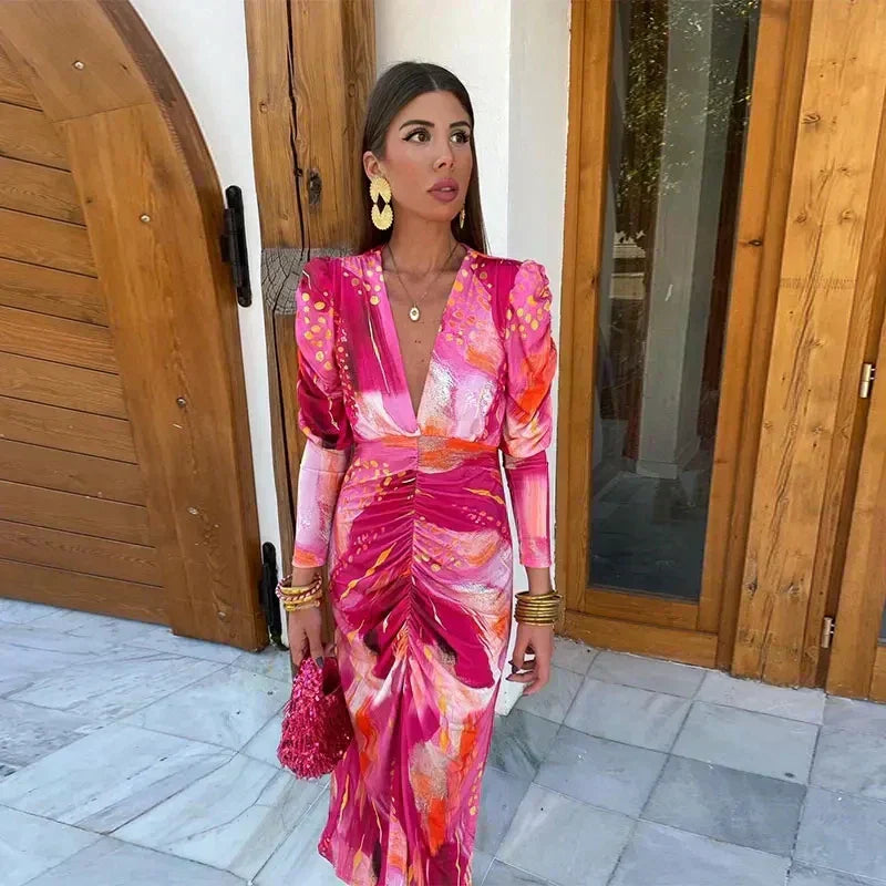 EVALISSE – RADIANT FLOW MAXI DRESS