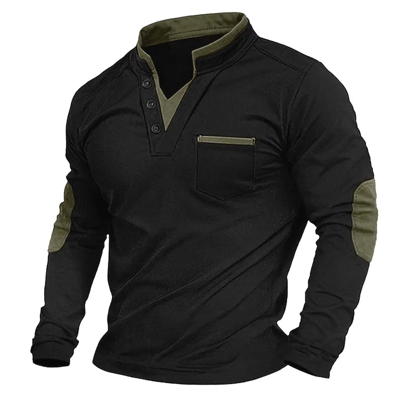 RAMO – STYLISH V-NECK SWEATSHIRT