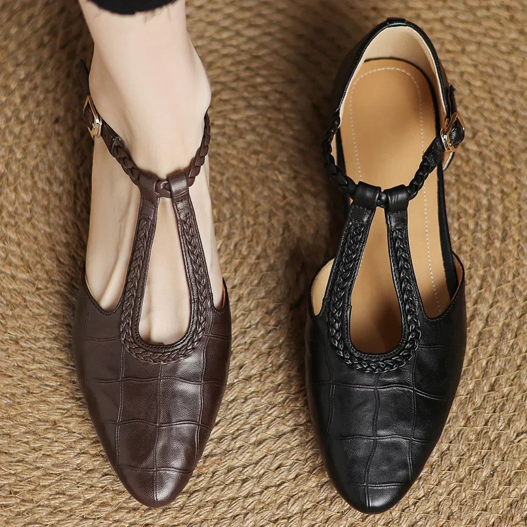 AZARIENNE – KEPA LEATHER MARY JANES