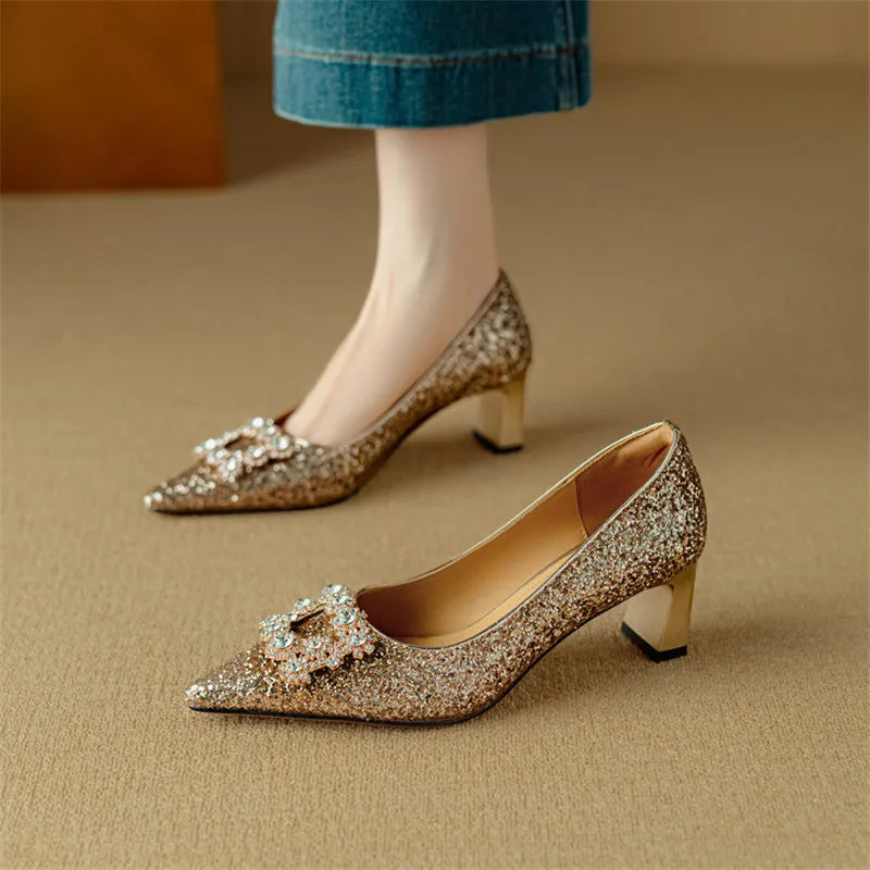 Gloria - Glitter Heels