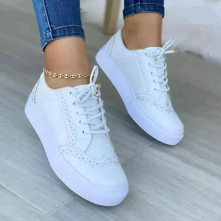 Makayla | Comfort Sneakers – Premium Leather, Orthopedic Design