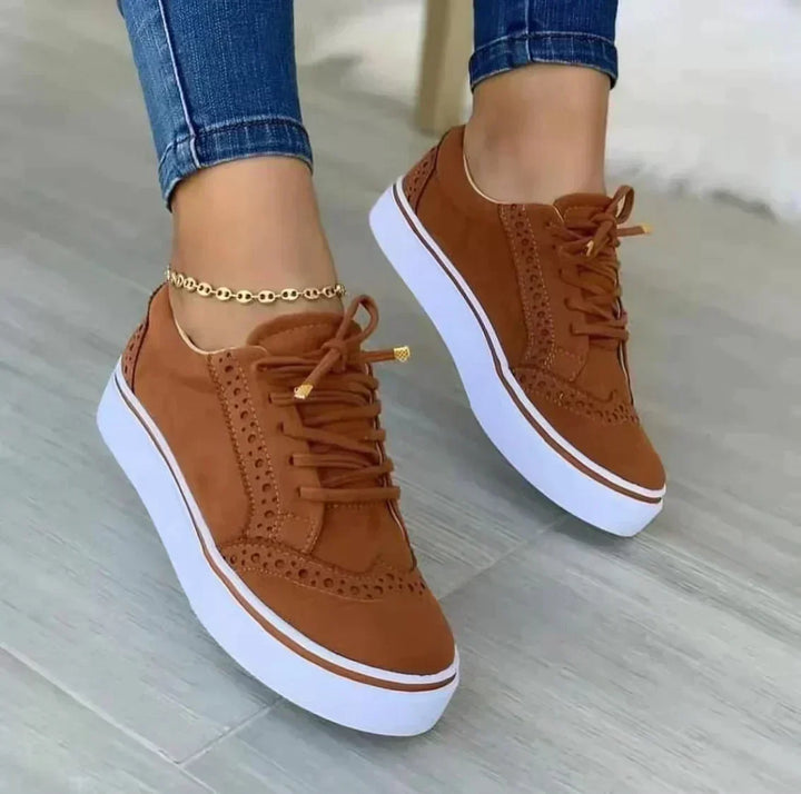 Makayla | Comfort Sneakers – Premium Leather, Orthopedic Design