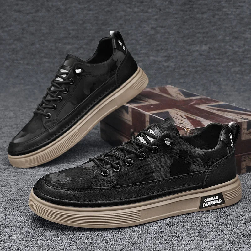 GRANT – LEATHER SNEAKERS
