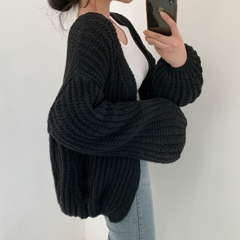 Jemma | Women's Oversized Open Front Cardigan