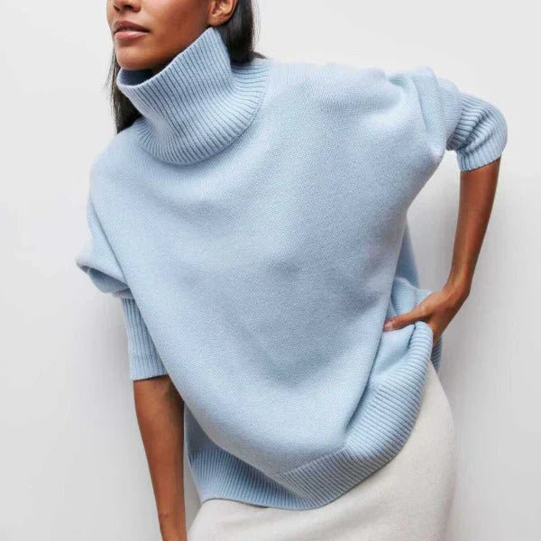 Amandine - Oversized Turtleneck Sweater