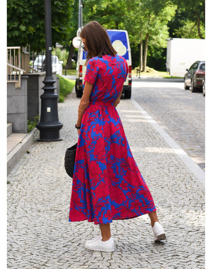 Yasmine - Stylish V-Neck Dress