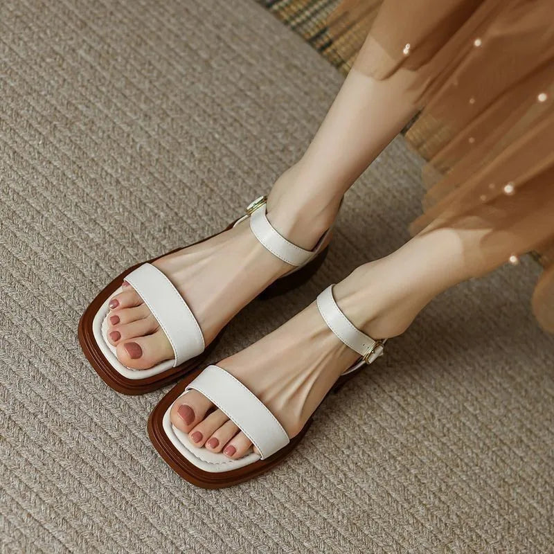 Angelica | Elegant Leather Sandals