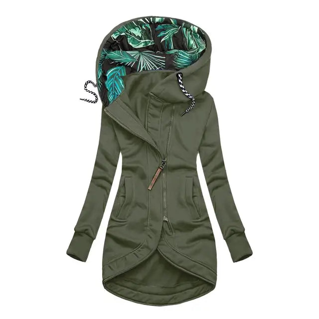 Collins - Hooded Asymmetrical Jacket