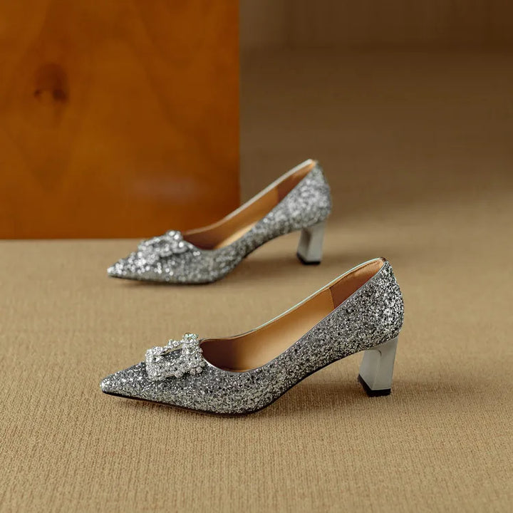 Gloria - Glitter Heels