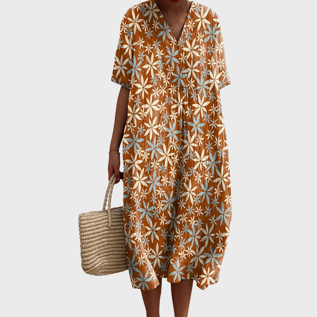 RUELLE – MODERN GEOMETRIC PATTERN DRESS