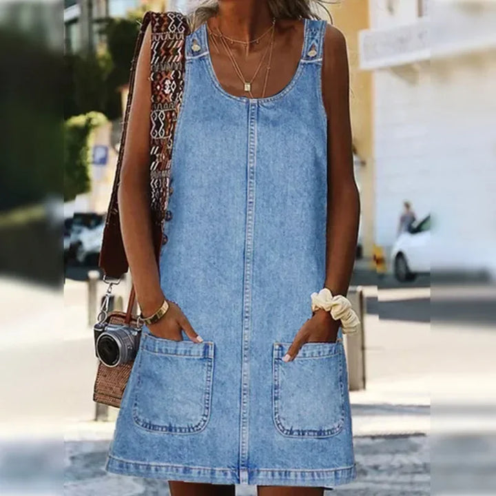 Annalise™ | Summer Denim  Dress