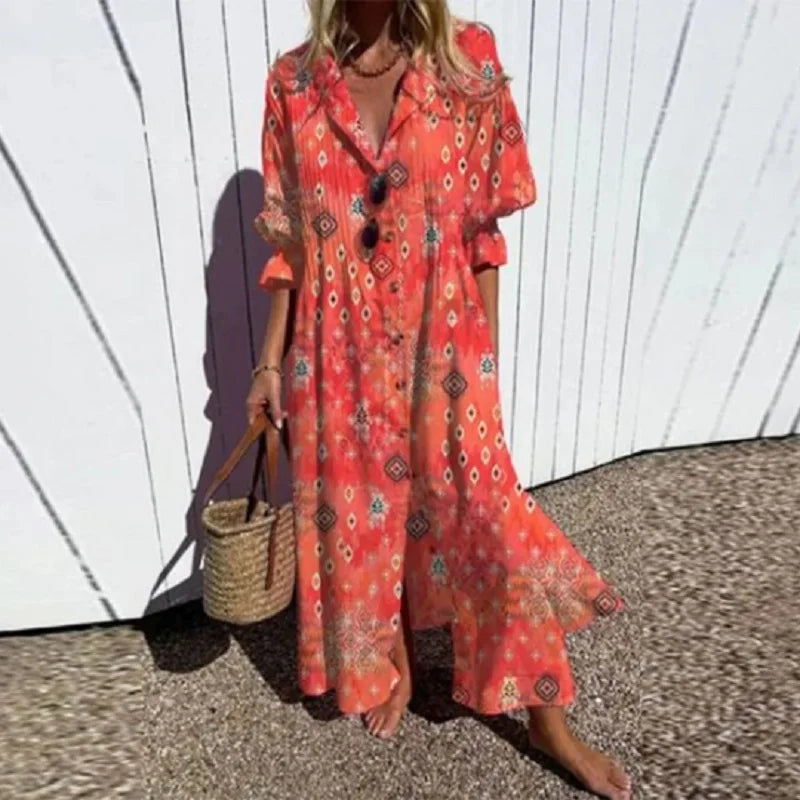 NOVESSA – BLOOM BOLDLY MAXI DRESS
