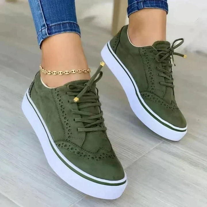 Makayla | Comfort Sneakers – Premium Leather, Orthopedic Design