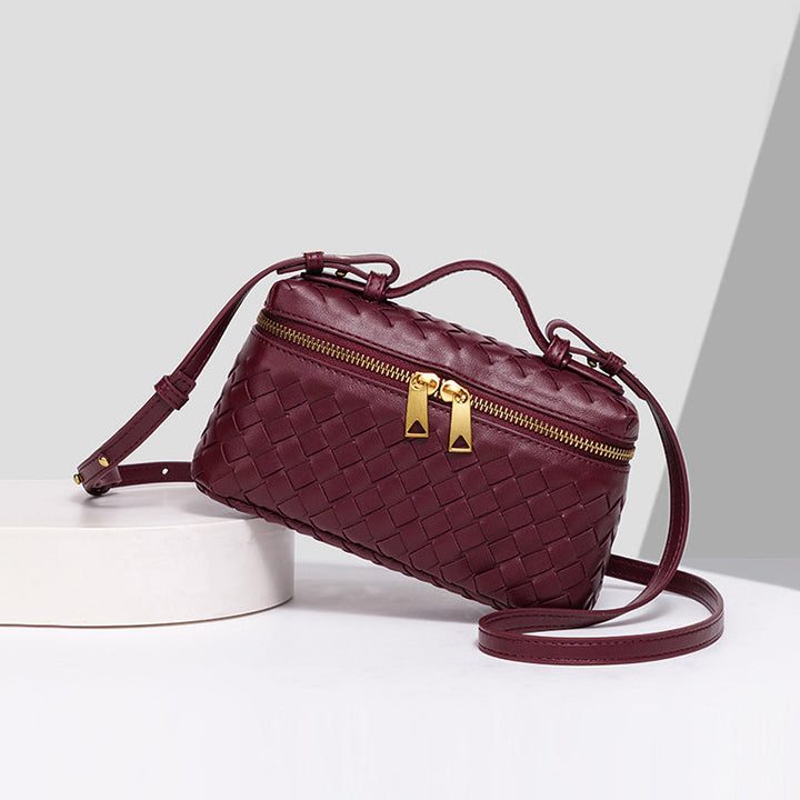 Sofia Amoretti Woven Crossbody Bag