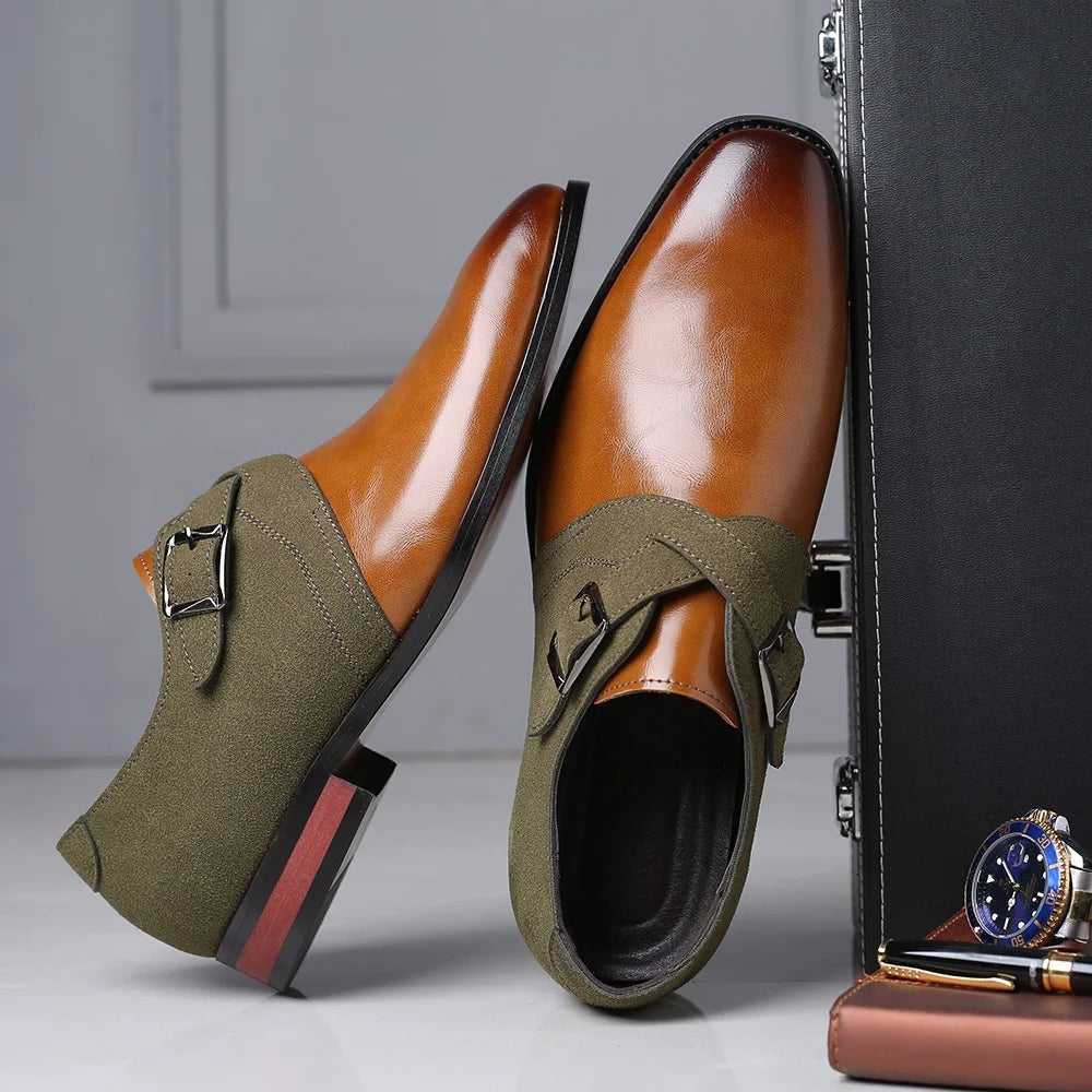 Evelyn - Buckle Suede Loafer