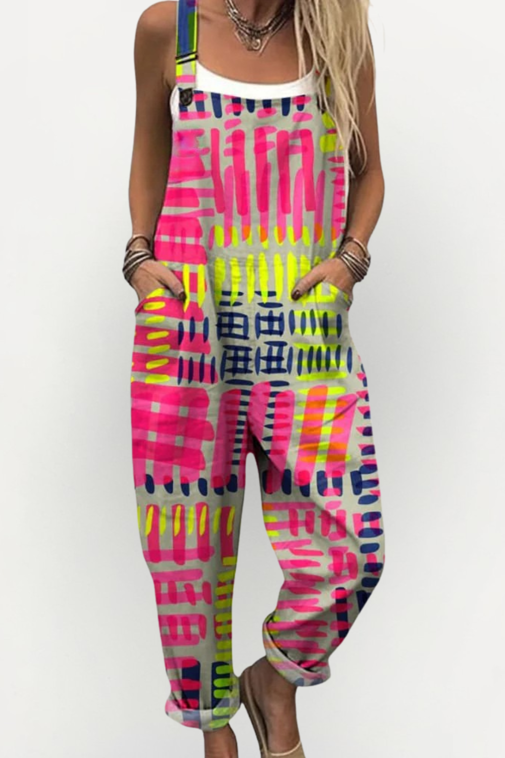 LUNA – VINTAGE FLORAL JUMPSUIT FOR WOMEN