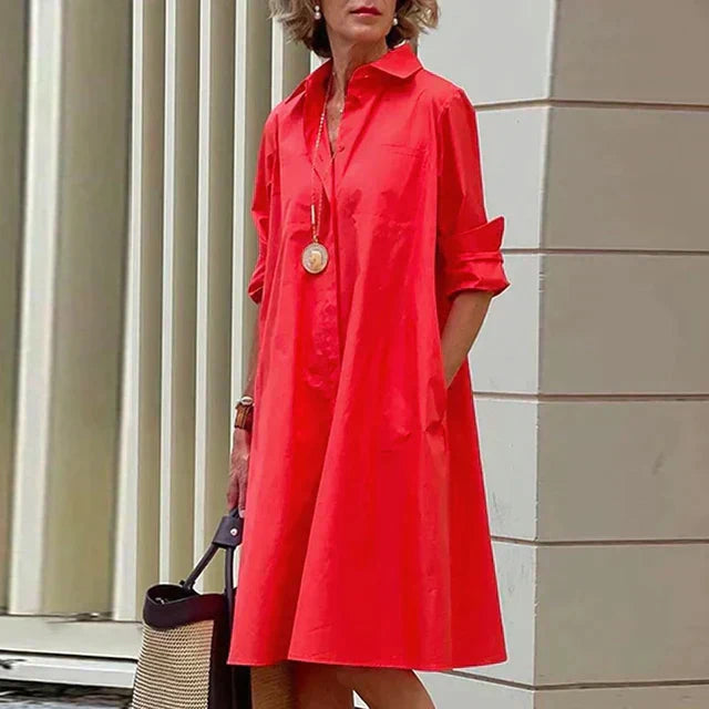 Esme - Casual Everyday Dress with Pockets