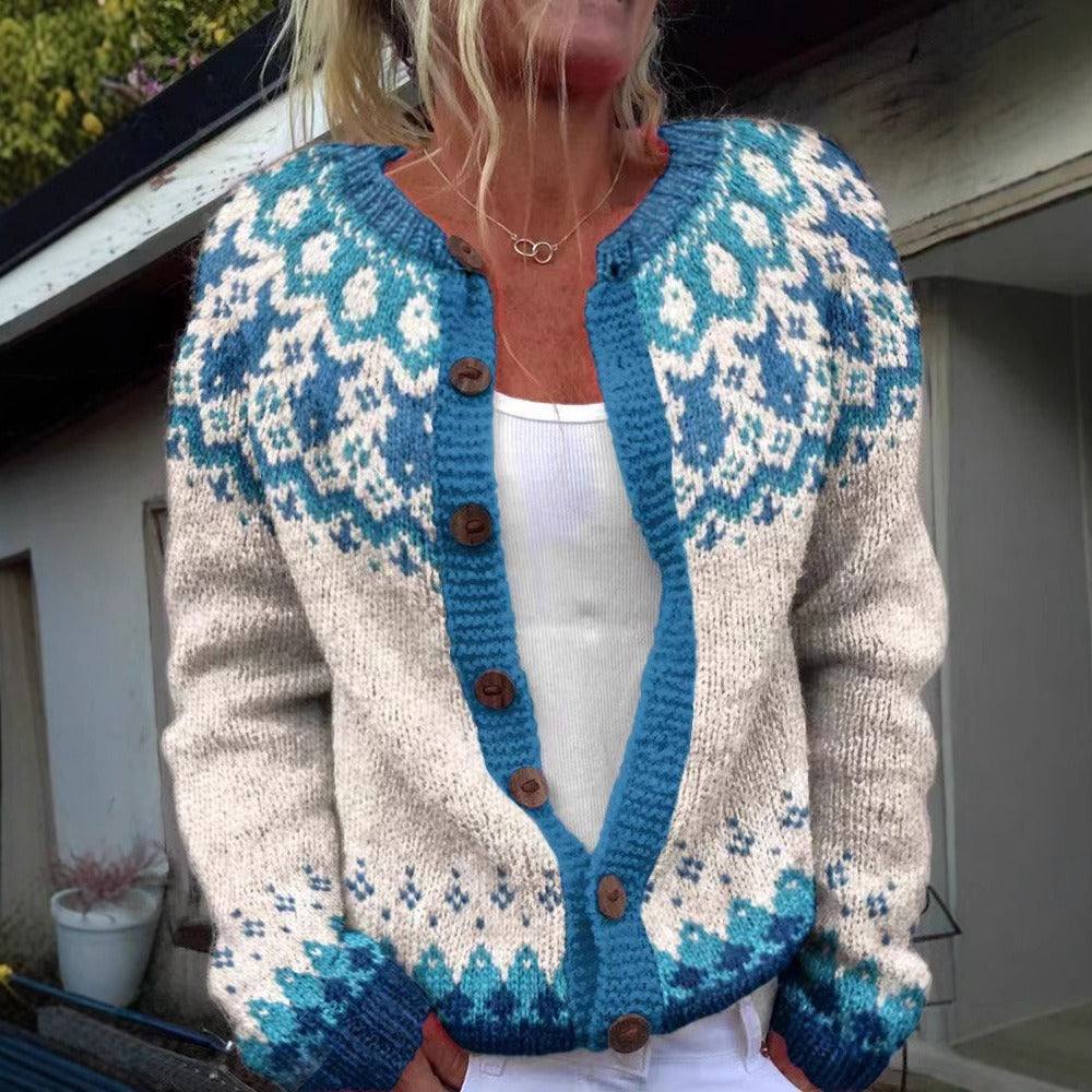 Eva - Vintage Icelandic Cardigan