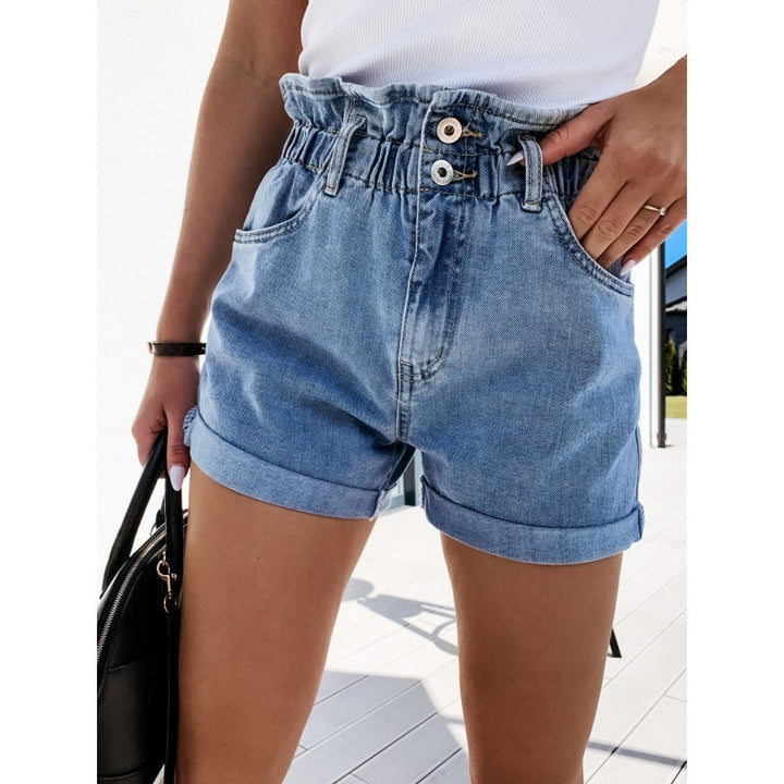 Emma | High-Waisted And Comfortable Denim Shorts