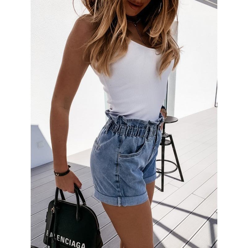 Emma | High-Waisted And Comfortable Denim Shorts