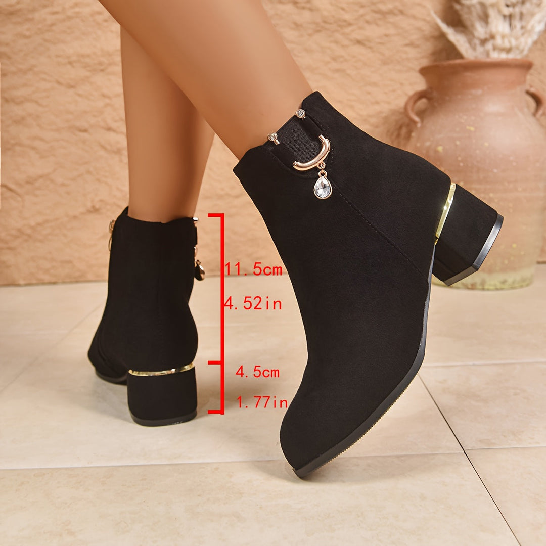 Ariella | Chic Brown Suede Chelsea Ankle Boots