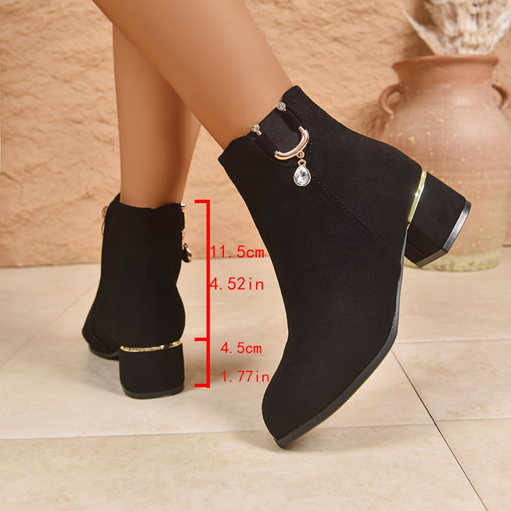 Ariella | Chic Brown Suede Chelsea Ankle Boots