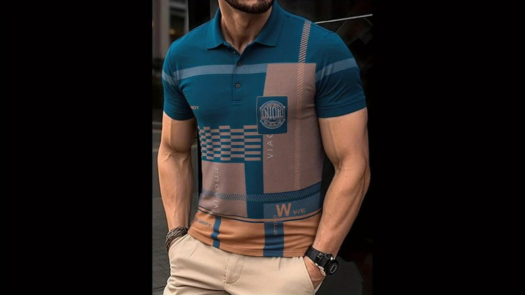 Marcus | Modern Colorblock Tailored Polo Shirt