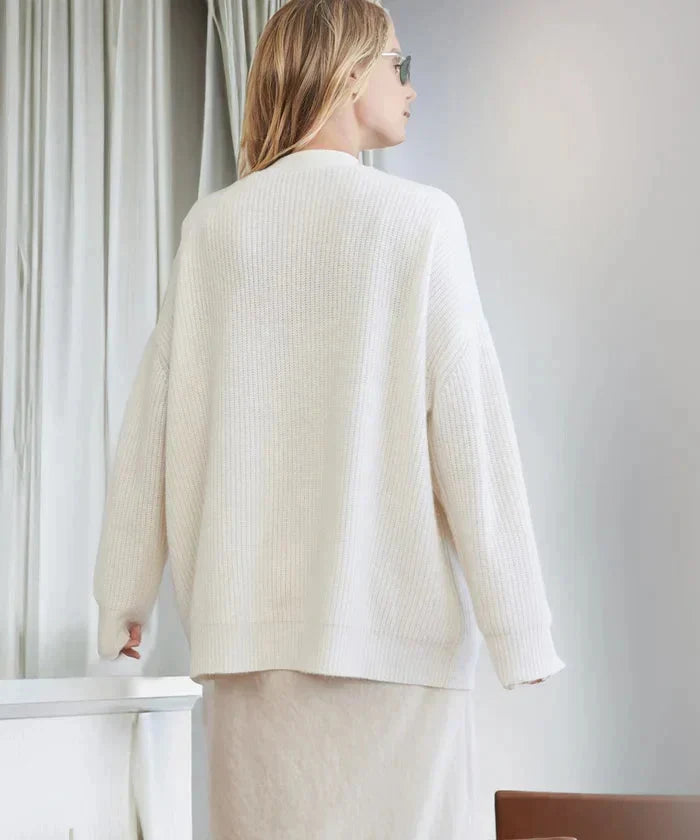Evelyn | Women's Elegant Cashmere Cardigan Vest