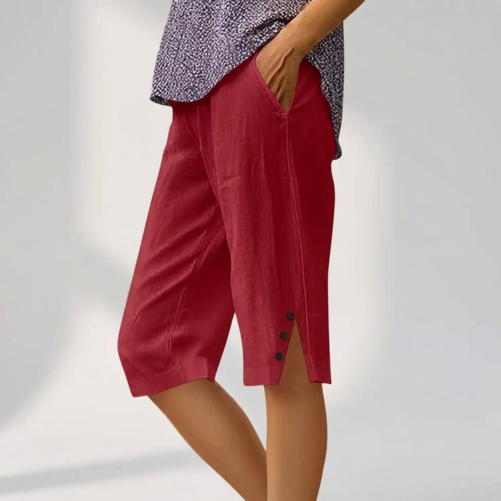 Harlow | Effortless Comfort Relaxed Knee Shorts