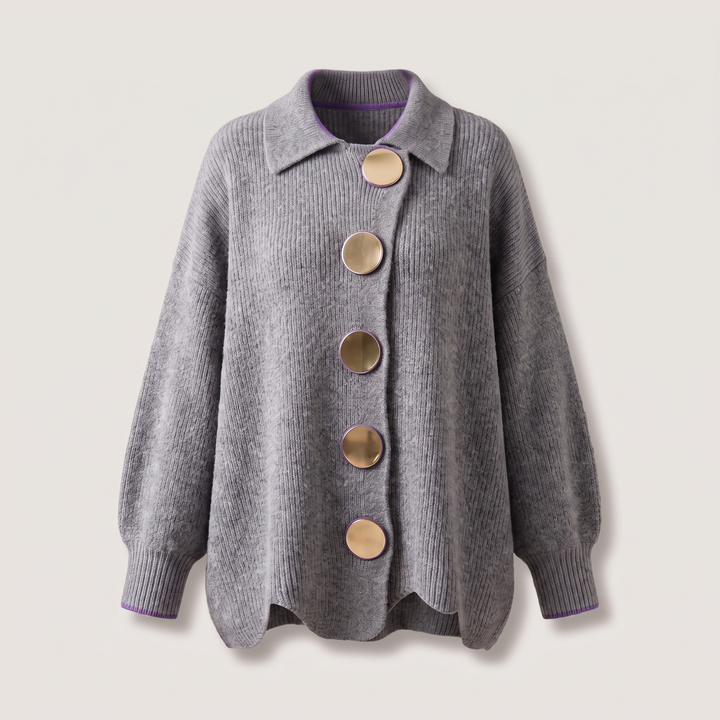 Lucia | Textured Layering Style Knit Cardigan