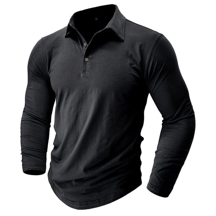 Damian | Premium Long-Sleeve Polo Shirts