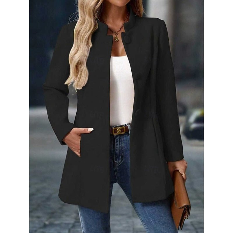 Melody | Elegant Stand-Collar Trenchcoat