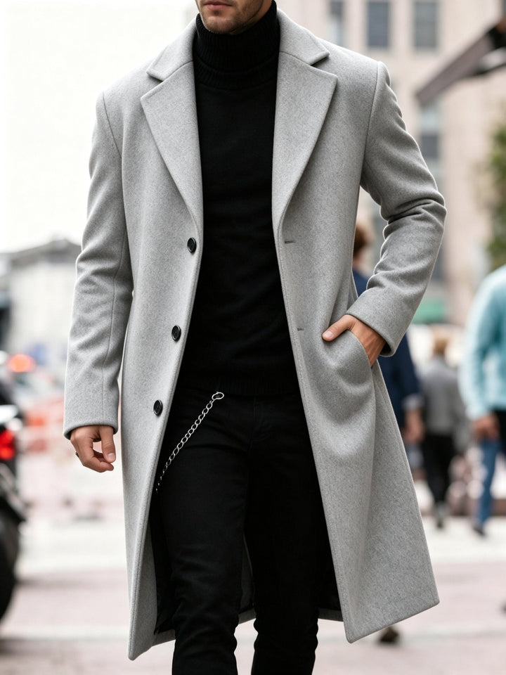 Adrian | Refined Long Trench Coat